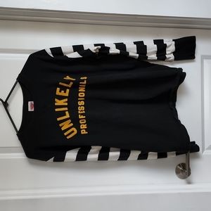 Hometown Jersey - Unlikely Professionals Vintage Motorcycle Striped Sleeve - XL